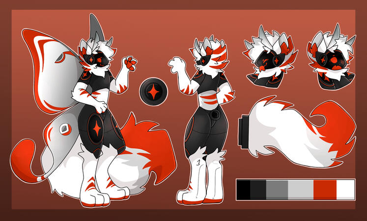 Main Ref Sheet by AwierdGoldfish